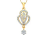 Penne Diamond Pendant in Gold - Jewelslane