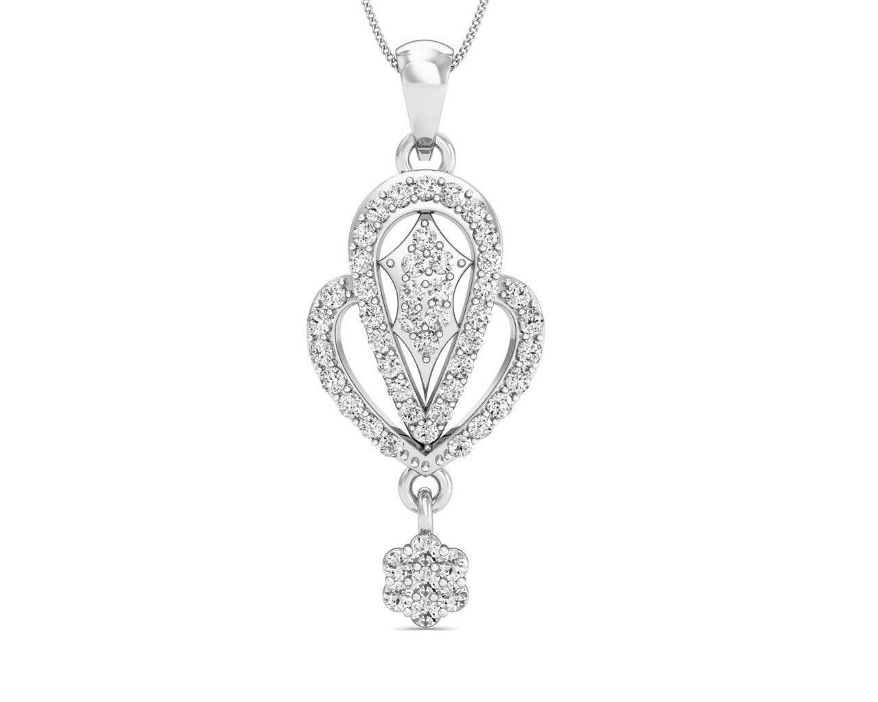 Penne Diamond Pendant in Gold - Jewelslane