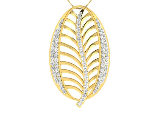 Perry Diamond Pendant in Gold - Jewelslane