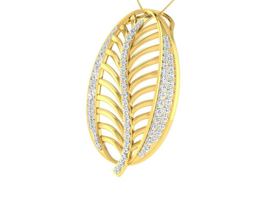 Perry Diamond Pendant in Gold - Jewelslane
