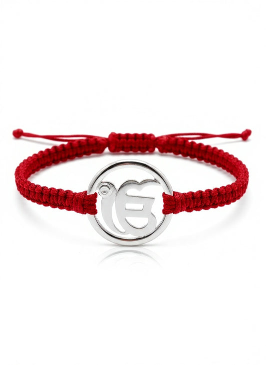 Ik Onkaar Silver Bracelet - Jewelslane