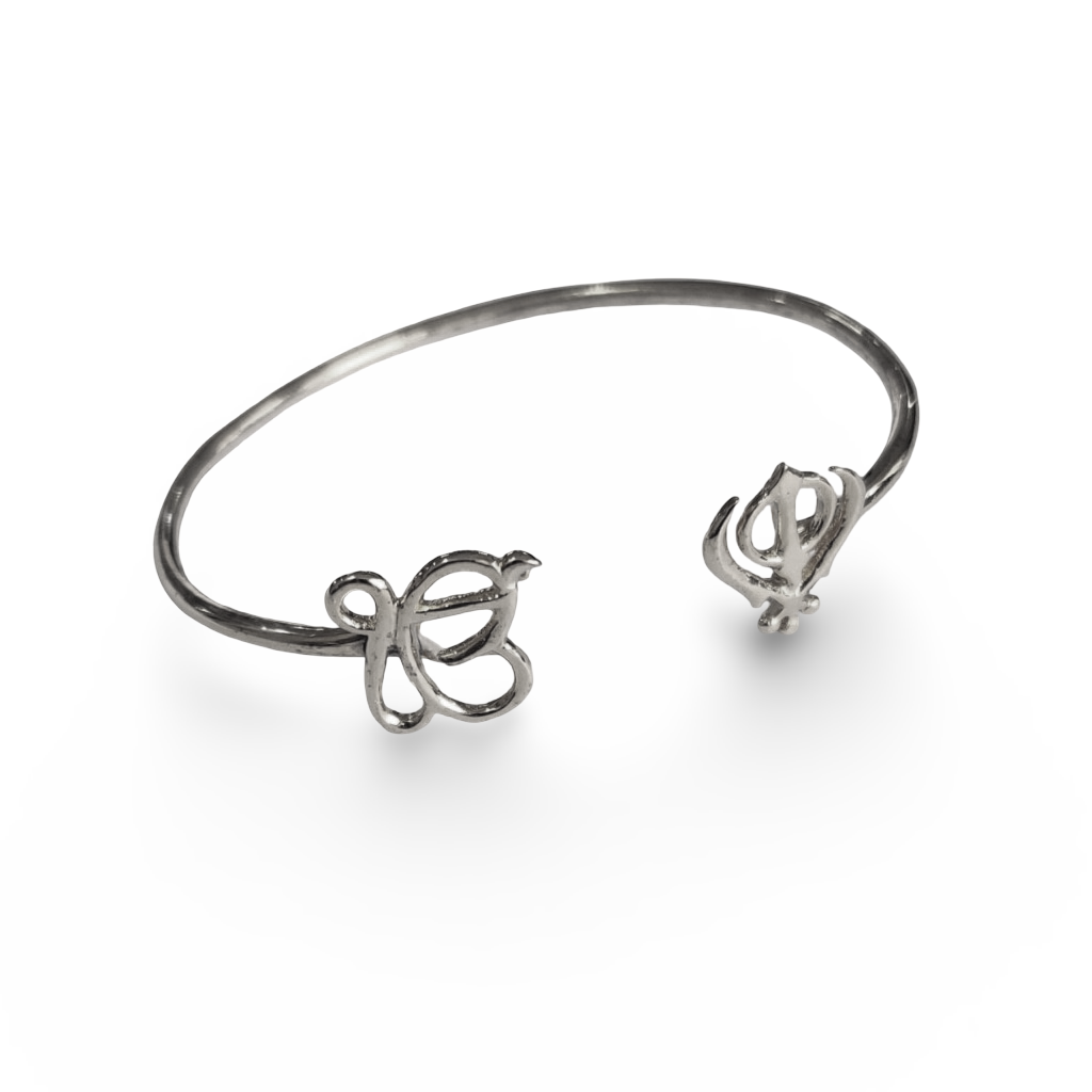 Ik Onkaar and Khanda Cuff Bracelet - Jewelslane
