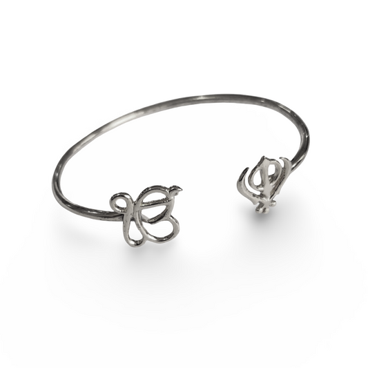 Ik Onkaar and Khanda Cuff Bracelet - Jewelslane