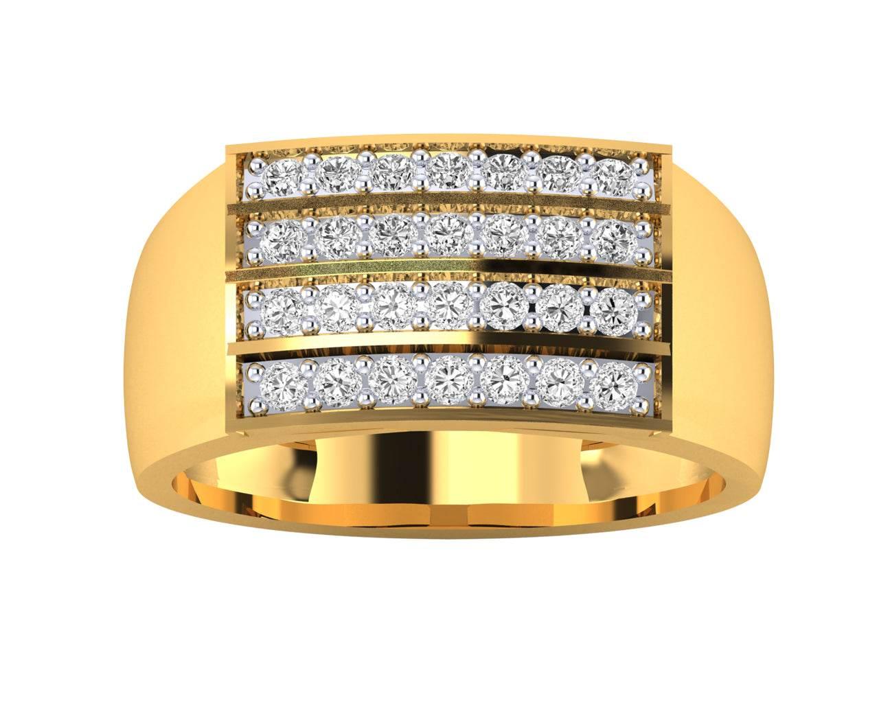 Pratt diamond ring in 18k Gold - Jewelslane