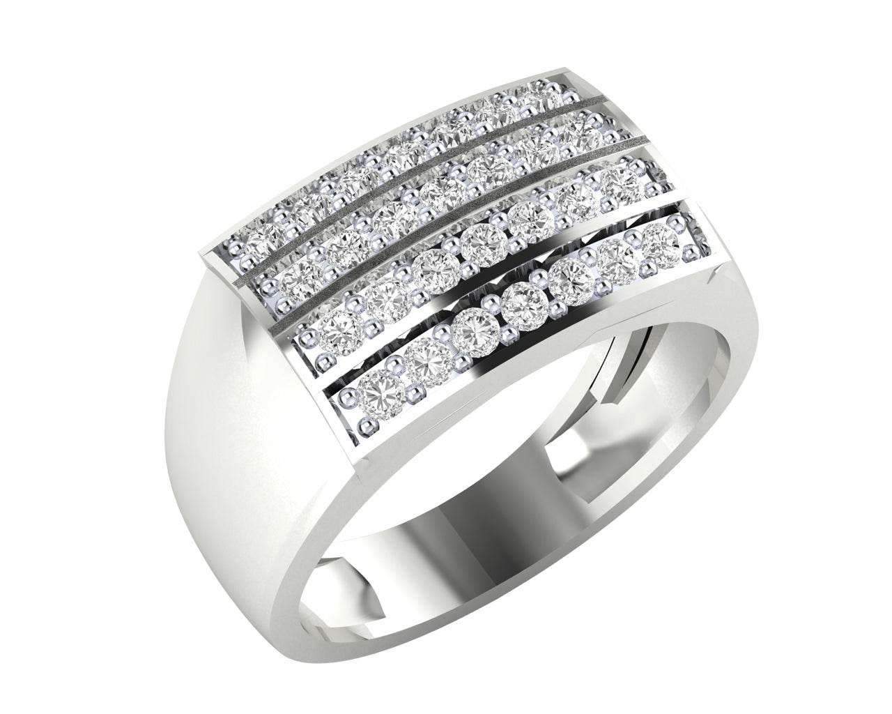 Pratt diamond ring in 18k Gold - Jewelslane