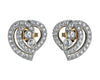 Precious Hearts Diamond Earstuds - Jewelslane