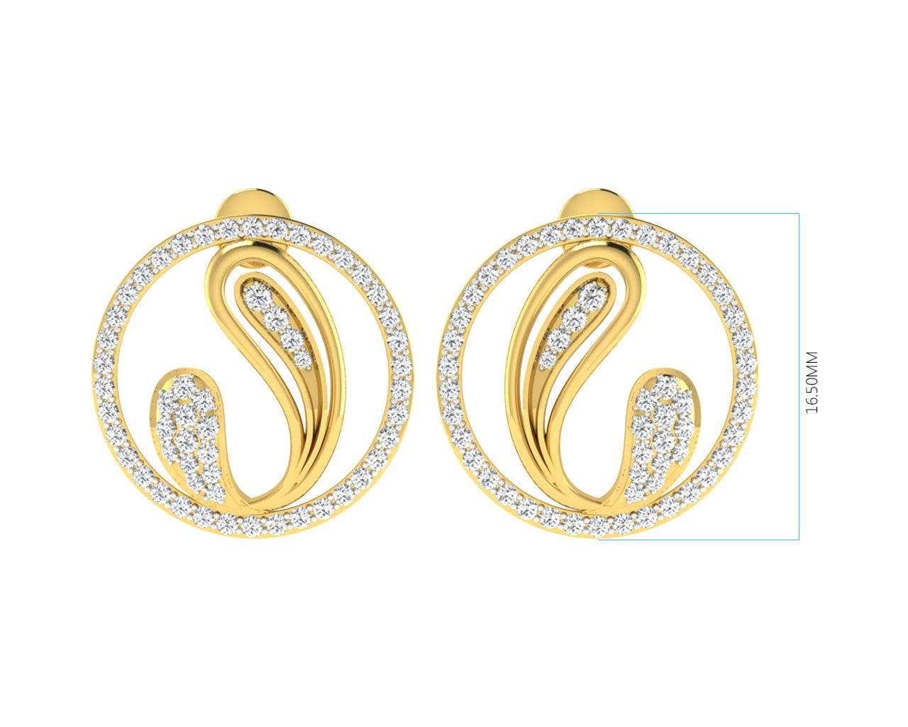 Rainie Diamond Earrings - Jewelslane