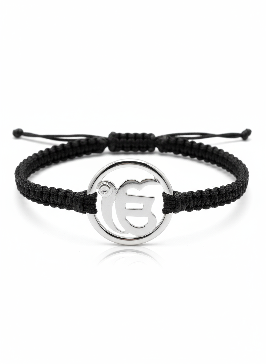 Ik Onkaar Silver Bracelet - Jewelslane