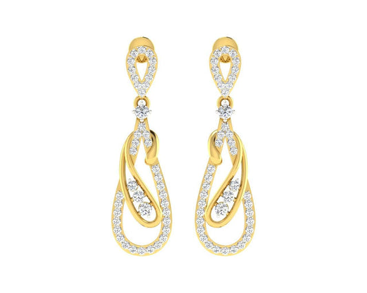 Rene Diamond Earrings - Jewelslane