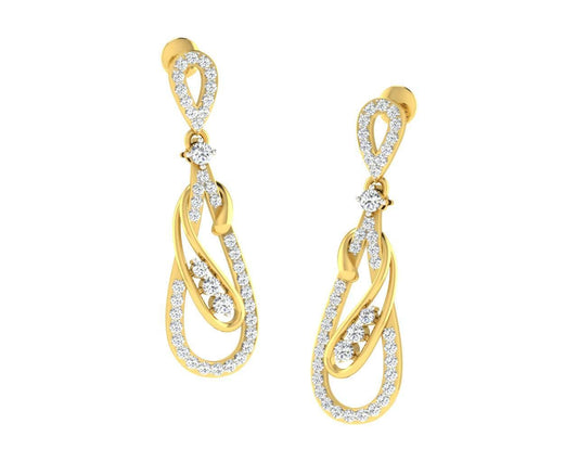 Rene Diamond Earrings - Jewelslane