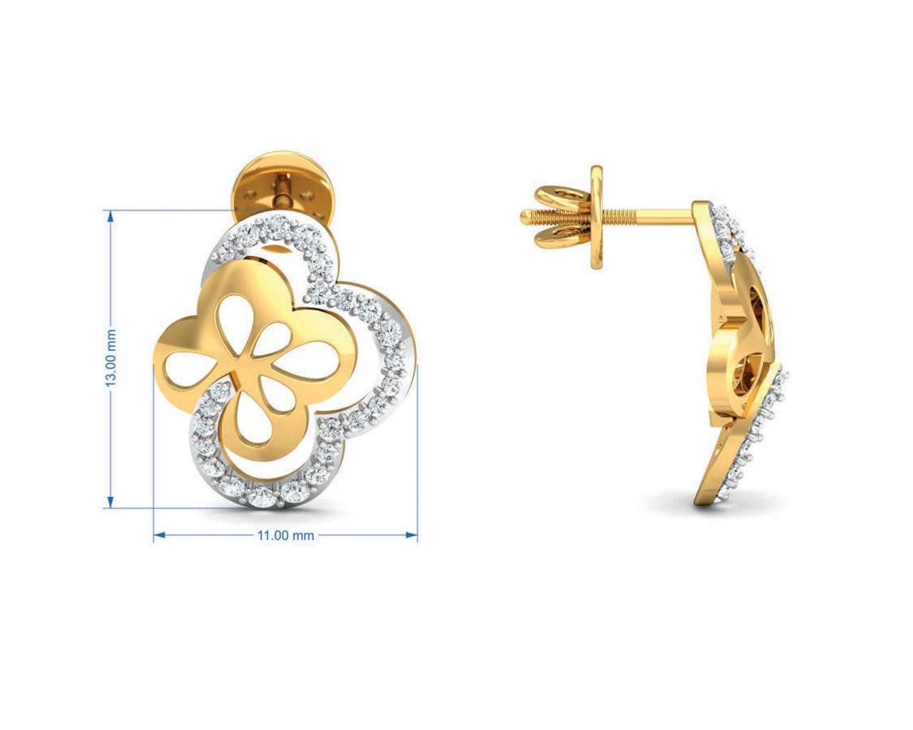 Resa Diamond Earrings - Jewelslane