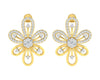 Rhea Diamond Earrings in Gold - Jewelslane
