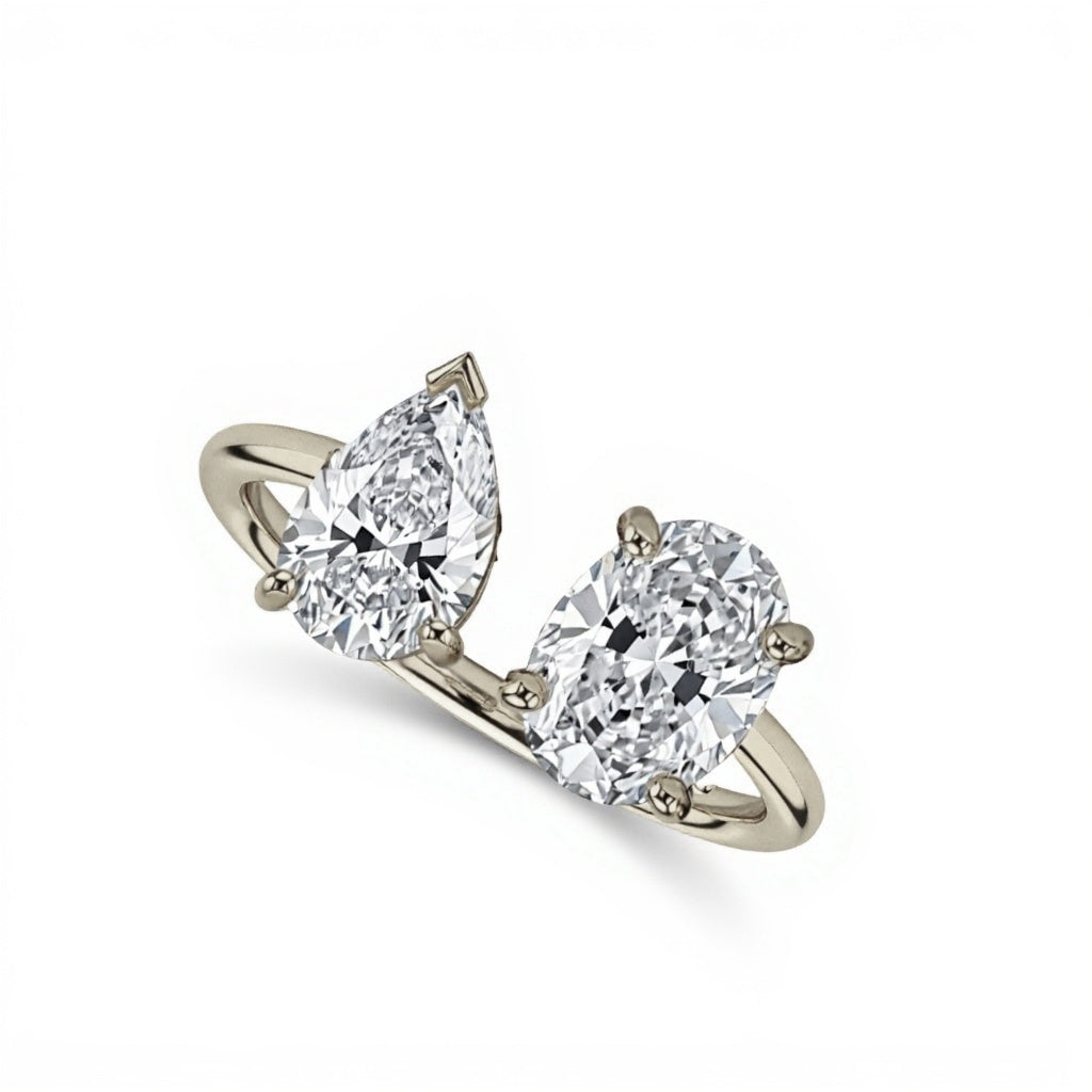 Ria Lab Grown Diamond Solitaire ring - Jewelslane