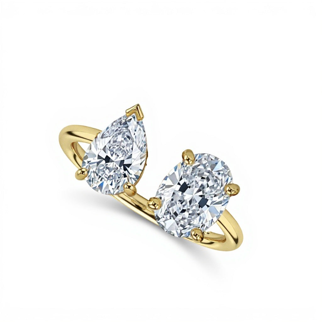 Ria Lab Grown Diamond Solitaire ring - Jewelslane