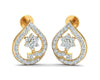 Rima Gold Diamond Earrings - Jewelslane