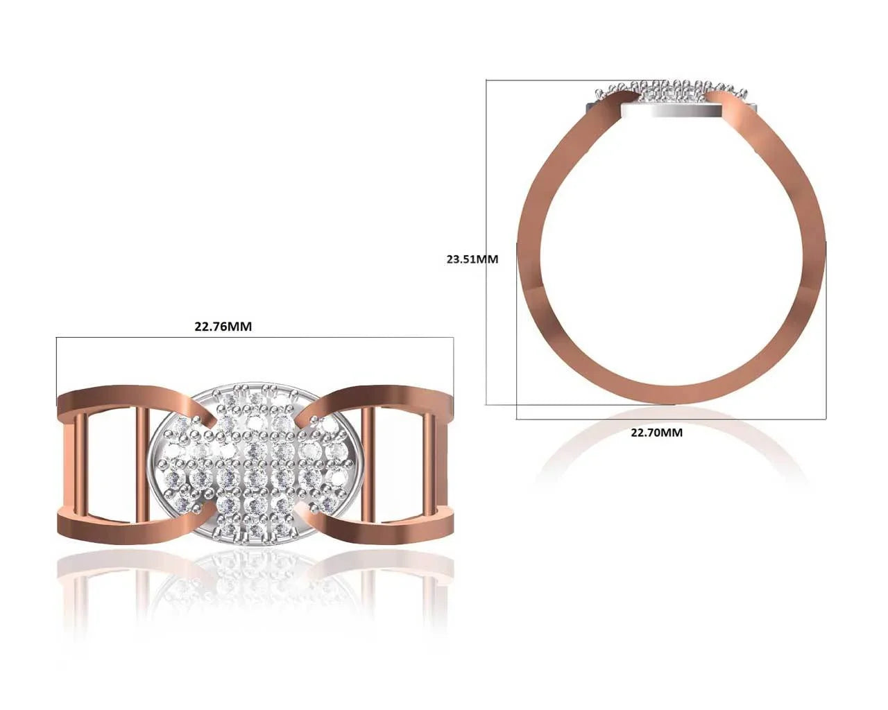 Robin diamond ring in 18k Gold - Jewelslane