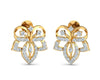 Ruhi Diamond Earrings in Gold - Jewelslane