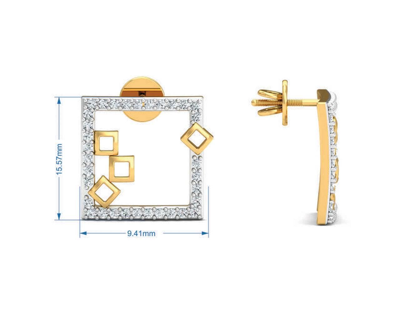 Sabina Gold & Diamond Pendant Set - Jewelslane