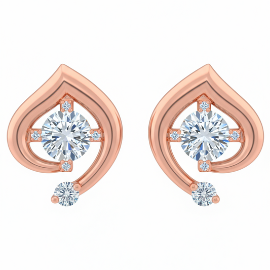 Sabine Lab Diamond Stud Earrings - Jewelslane