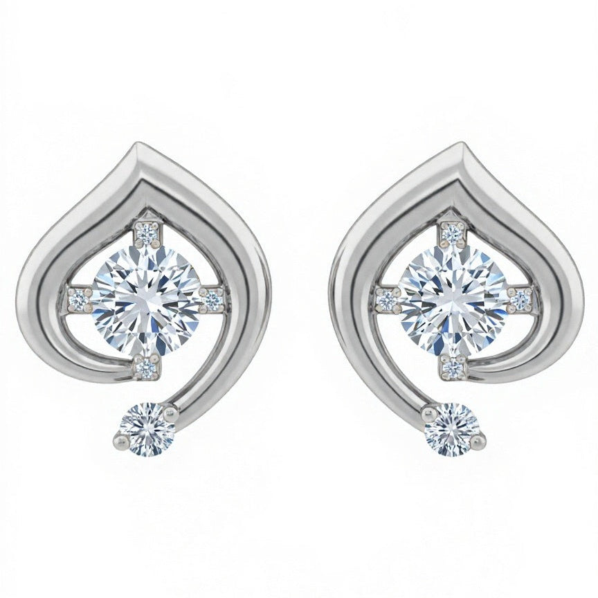 Sabine Lab Diamond Stud Earrings - Jewelslane