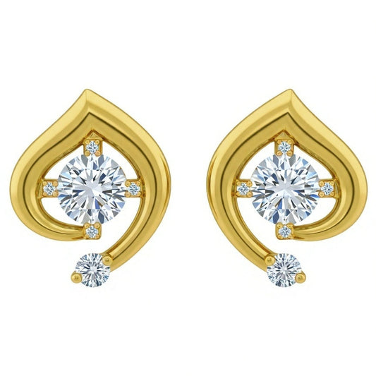 Sabine Lab Diamond Stud Earrings - Jewelslane