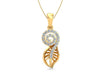 Sama Designer Diamond Pendant in gold - Jewelslane