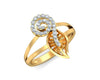 Sama Designer Diamond Ring in hallmarked gold - Jewelslane