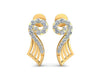 Sana Designer diamond earrings in 14k gold - Jewelslane