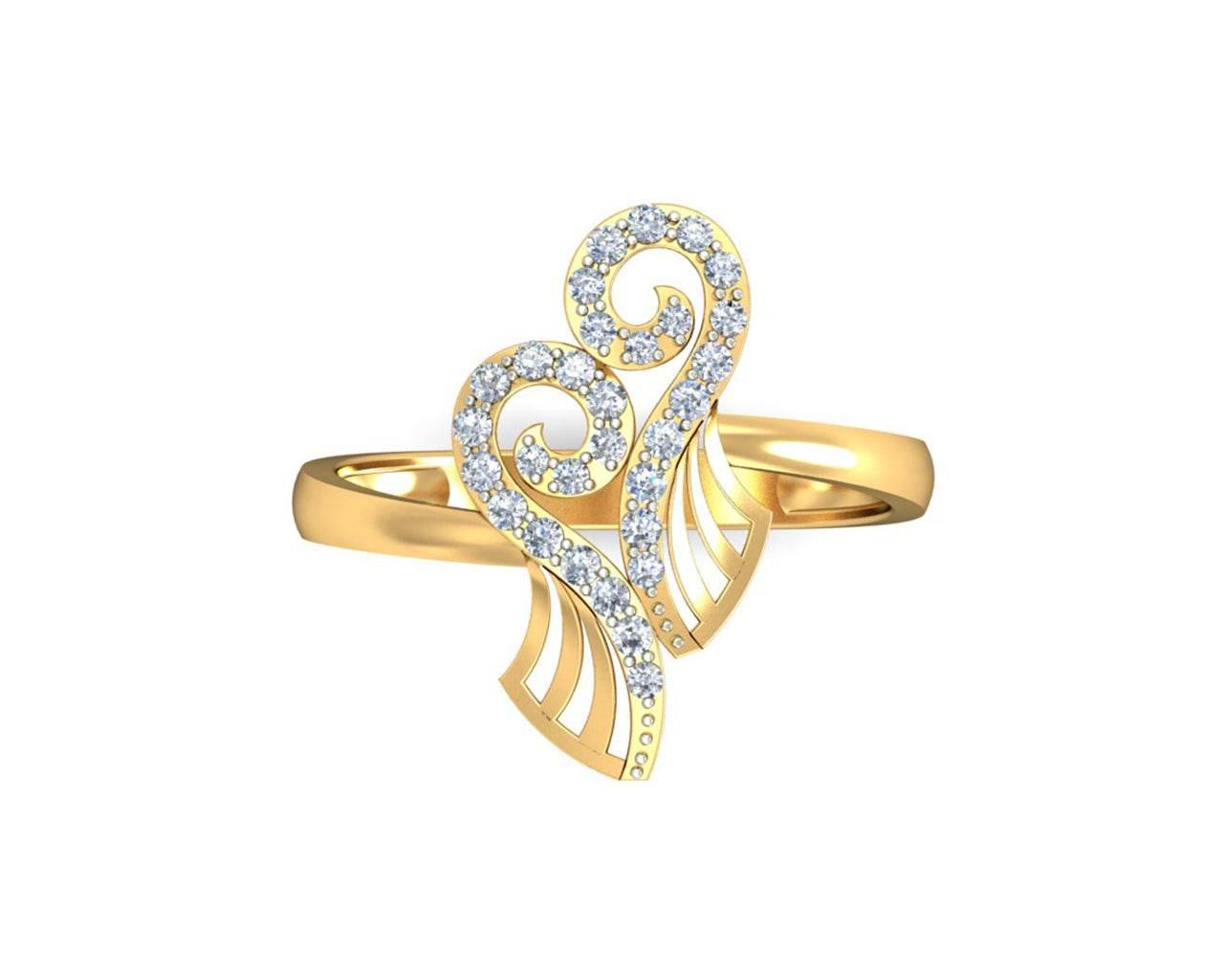 Sana Diamond Ring in 14k Gold - Jewelslane