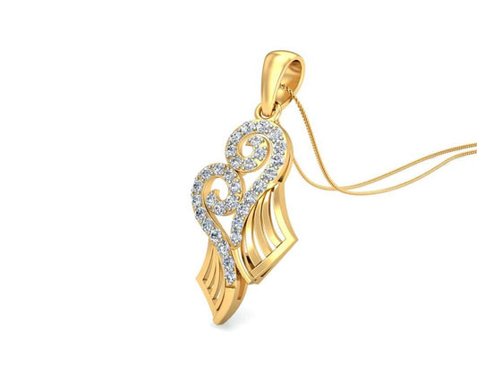 Sana Diamond Pendant in gold - Jewelslane