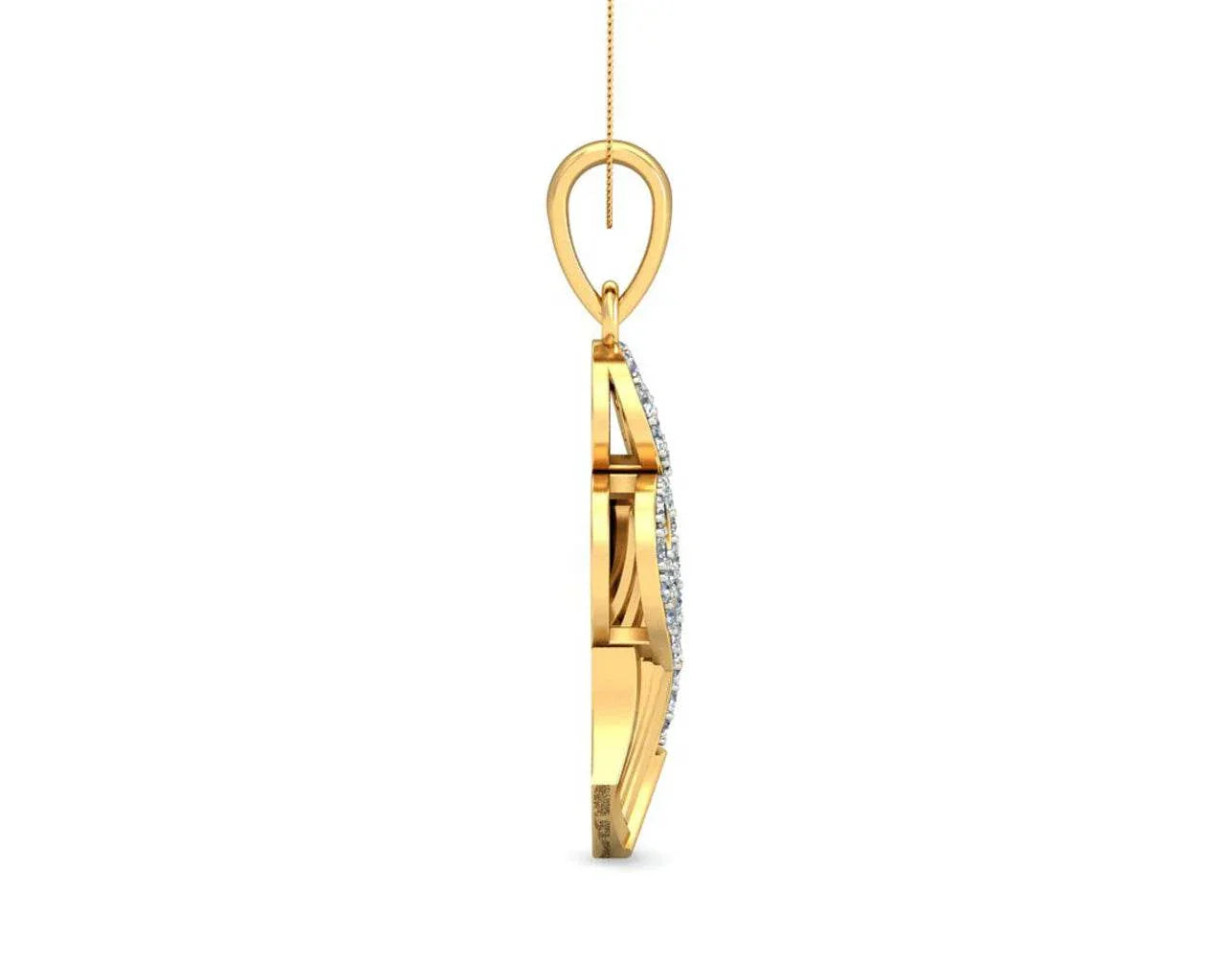 Sana Diamond Pendant in gold - Jewelslane