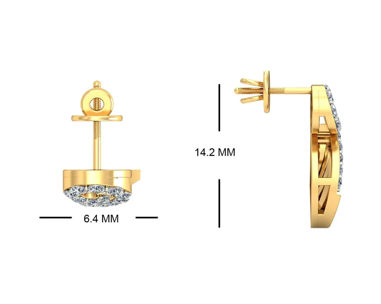 Sana Diamond Pendant set in 14k gold - Jewelslane