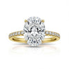 Sana Oval Shape Lab Diamond Engagement Ring - Jewelslane