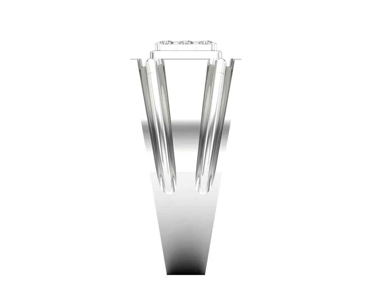 Saul 18k hallmarked diamond ring - Jewelslane