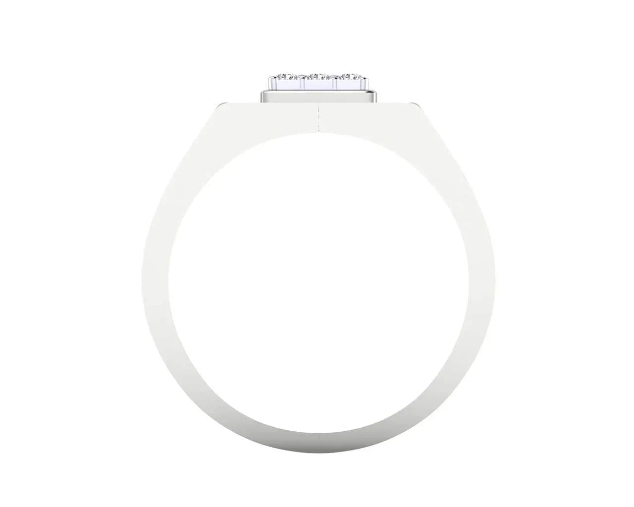 Saul 18k hallmarked diamond ring - Jewelslane