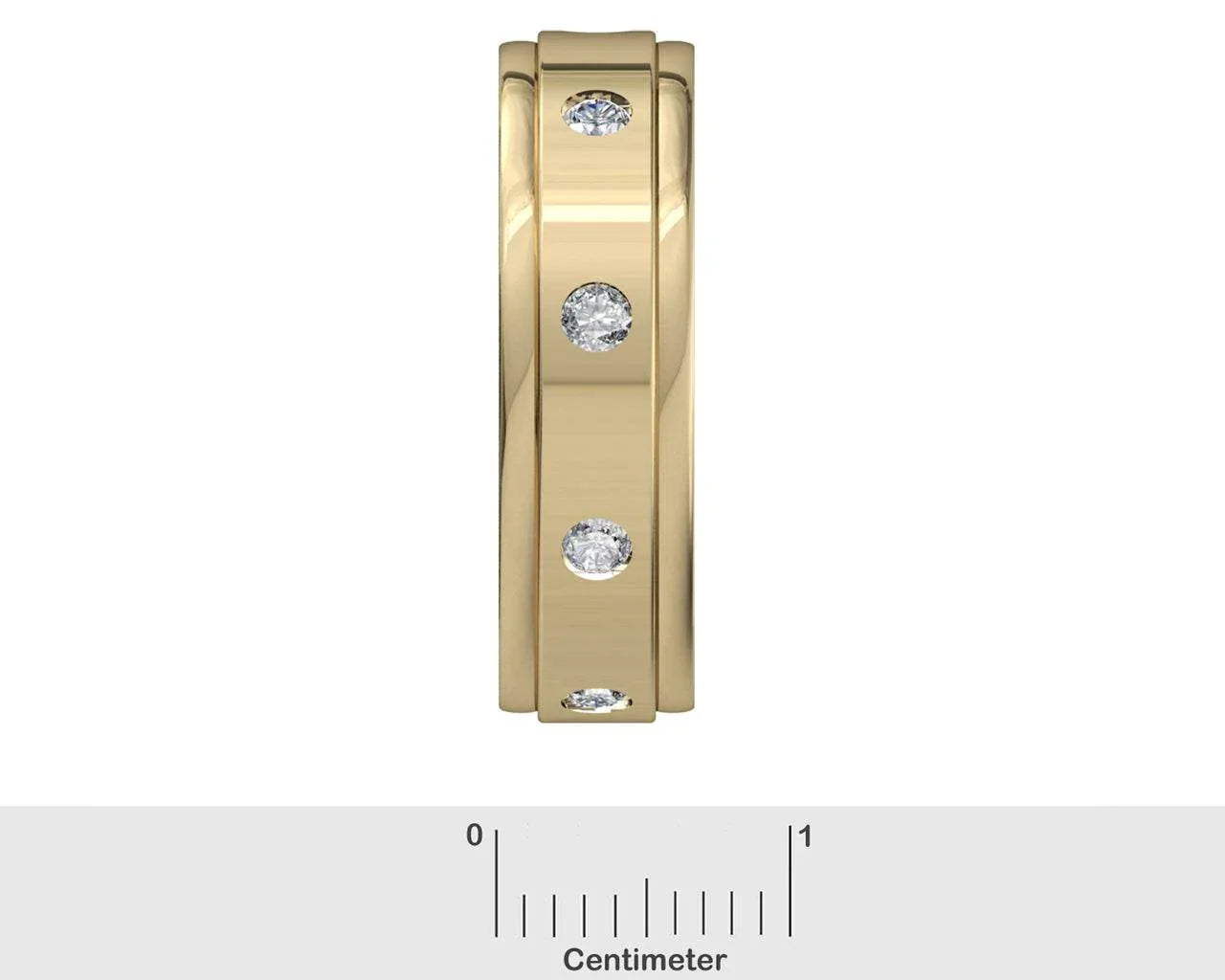 Bert Diamond Wedding Band - Jewelslane