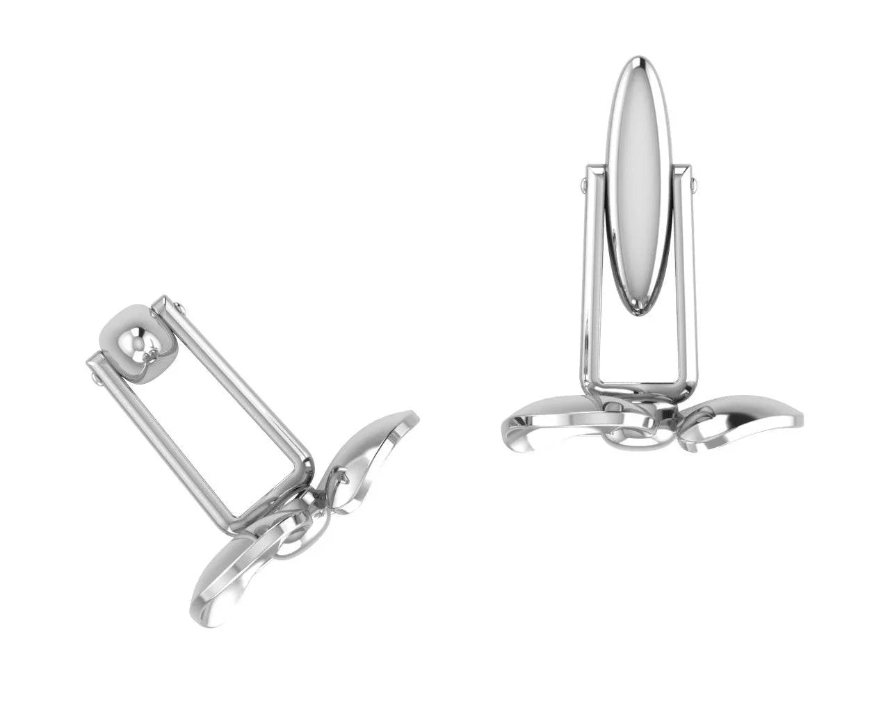 Seafarer’s Propellor Cufflinks In Sterling Silver - Jewelslane