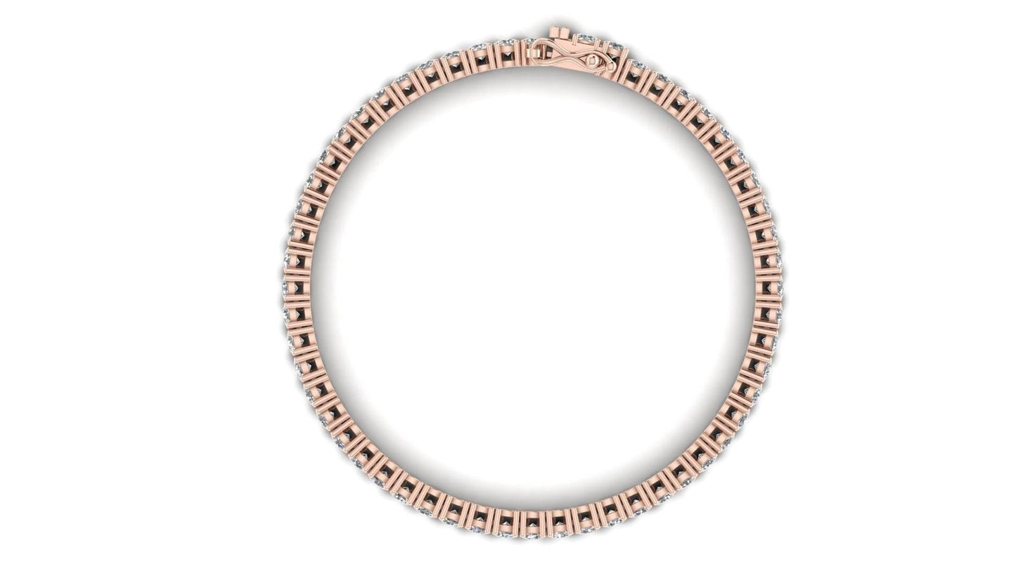 Seher Lab Grown Diamond Tennis Bracelet in Gold - Jewelslane