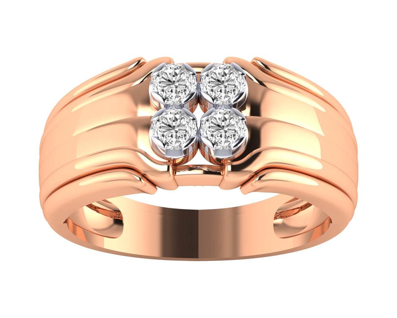 Sid Diamond Engagement ring for Men - Jewelslane