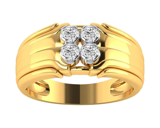 Sid Diamond Engagement ring for Men - Jewelslane