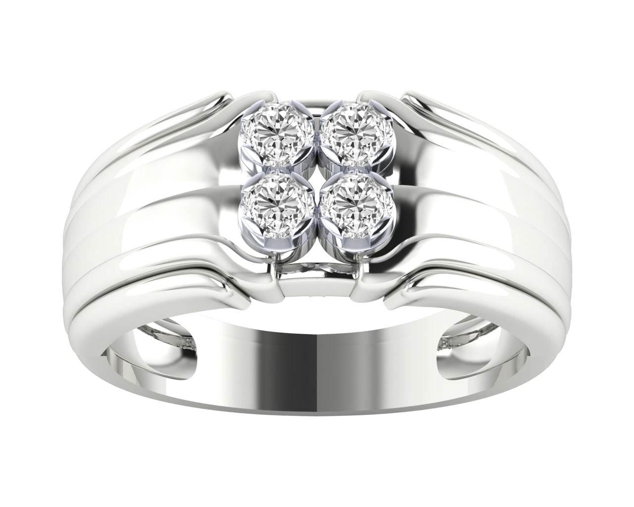 Sid Diamond Engagement ring for Men - Jewelslane