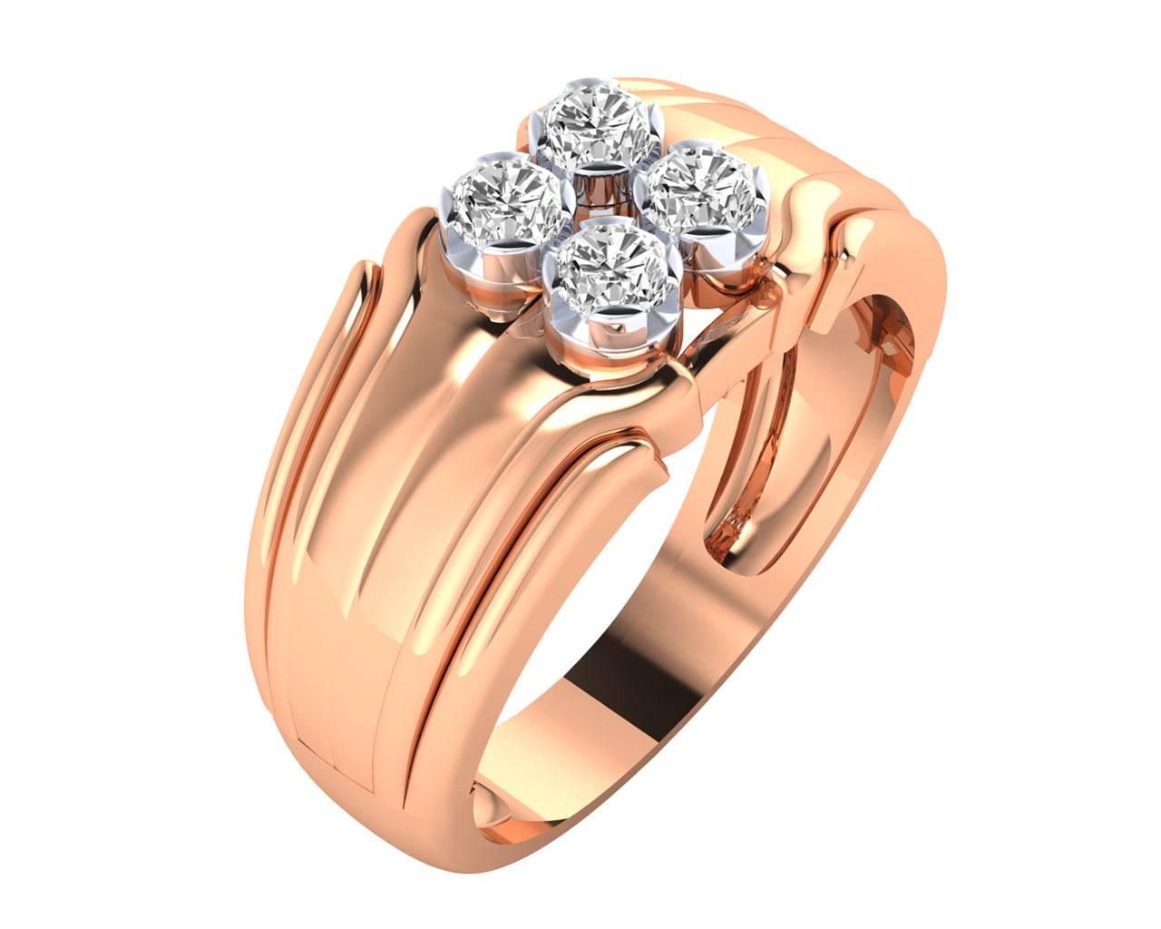 Sid Diamond Engagement ring for Men - Jewelslane