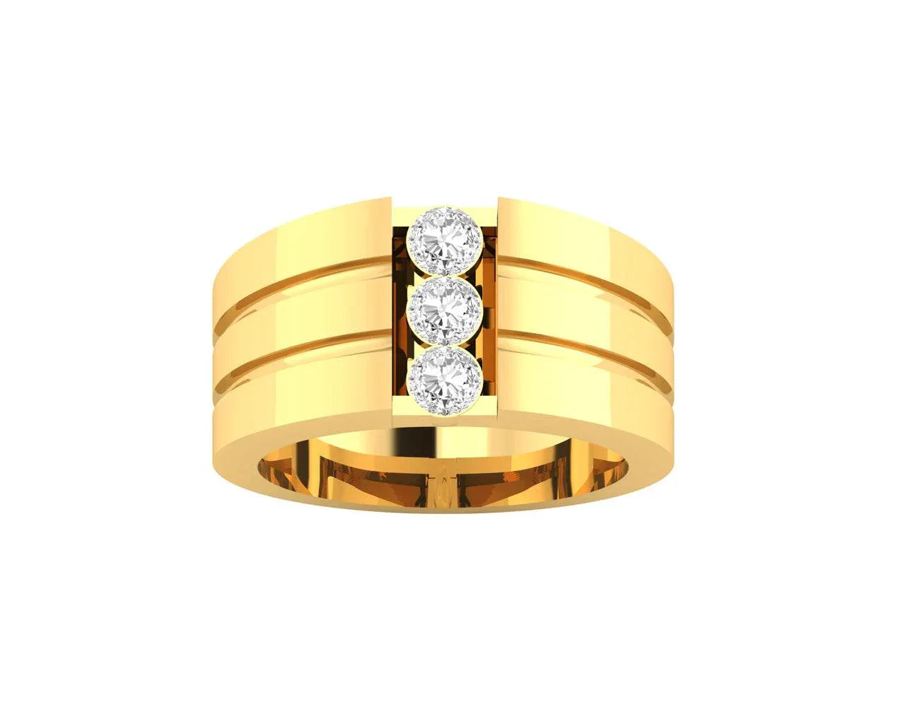 Simba diamond ring in 18k Gold - Jewelslane