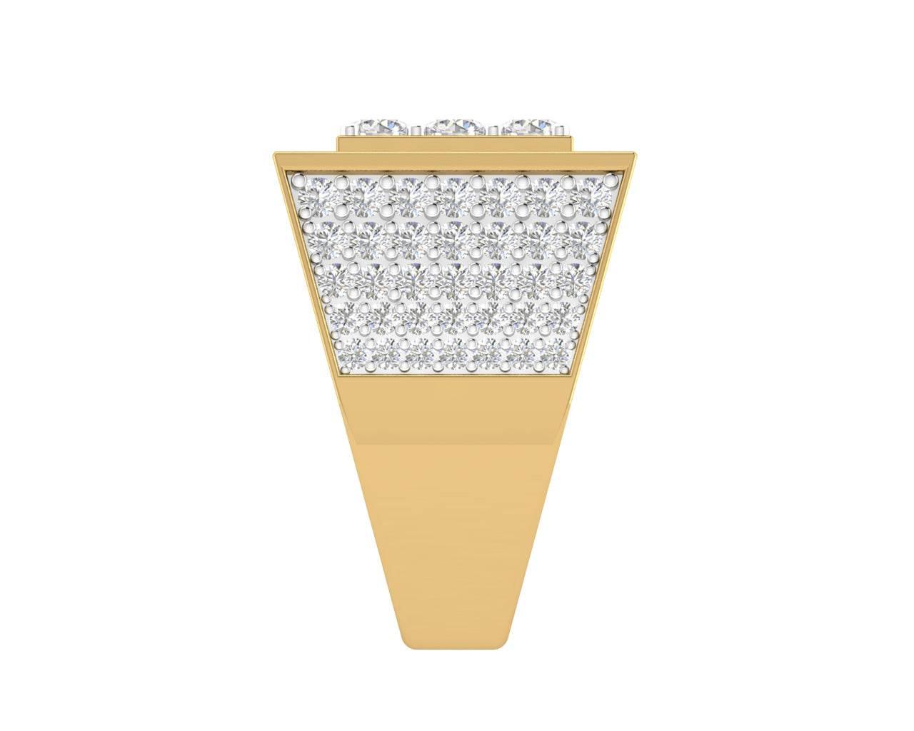 Sion Gents Diamond ring in Gold - Jewelslane