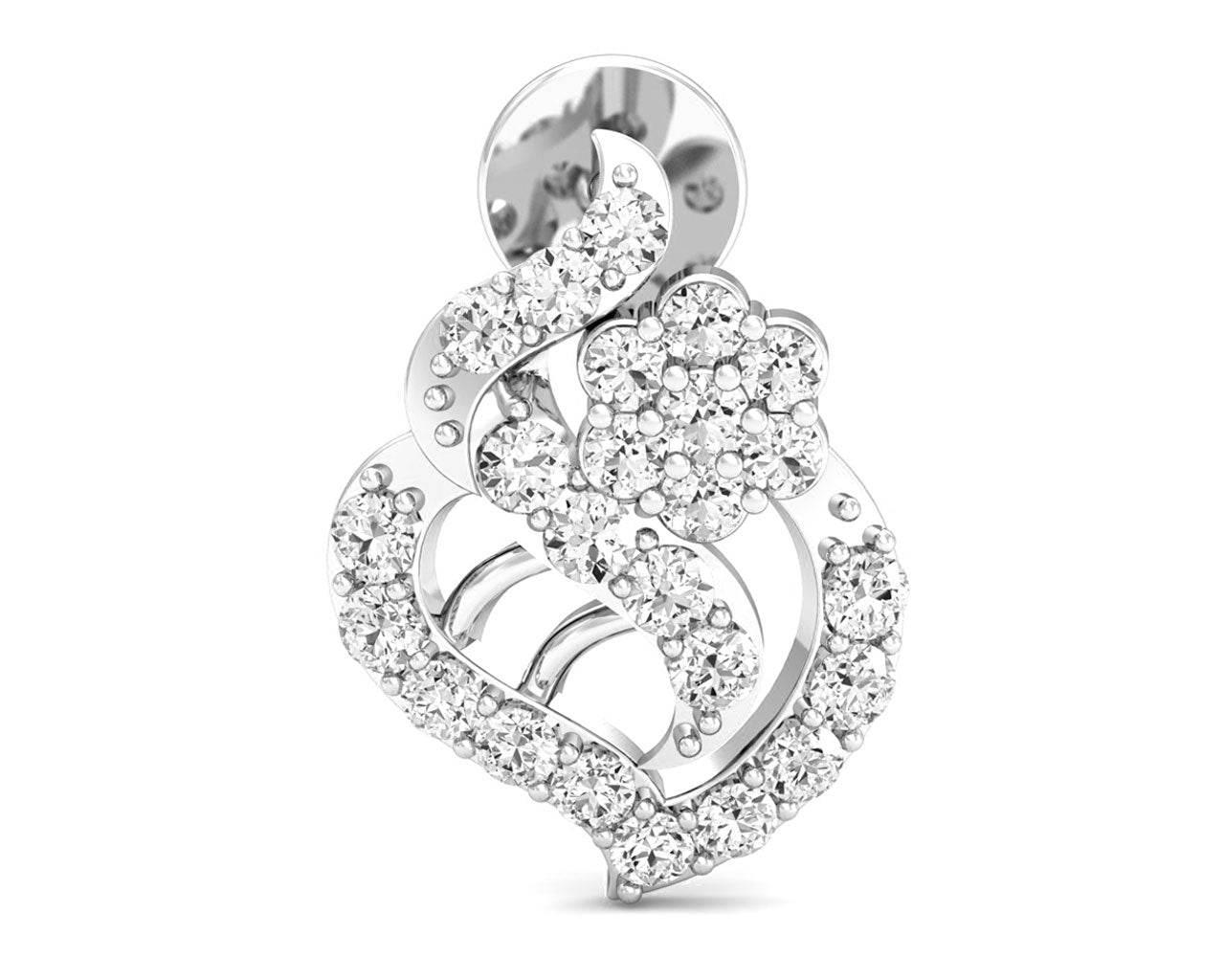 Sophia Diamond Gold Earrings - Jewelslane