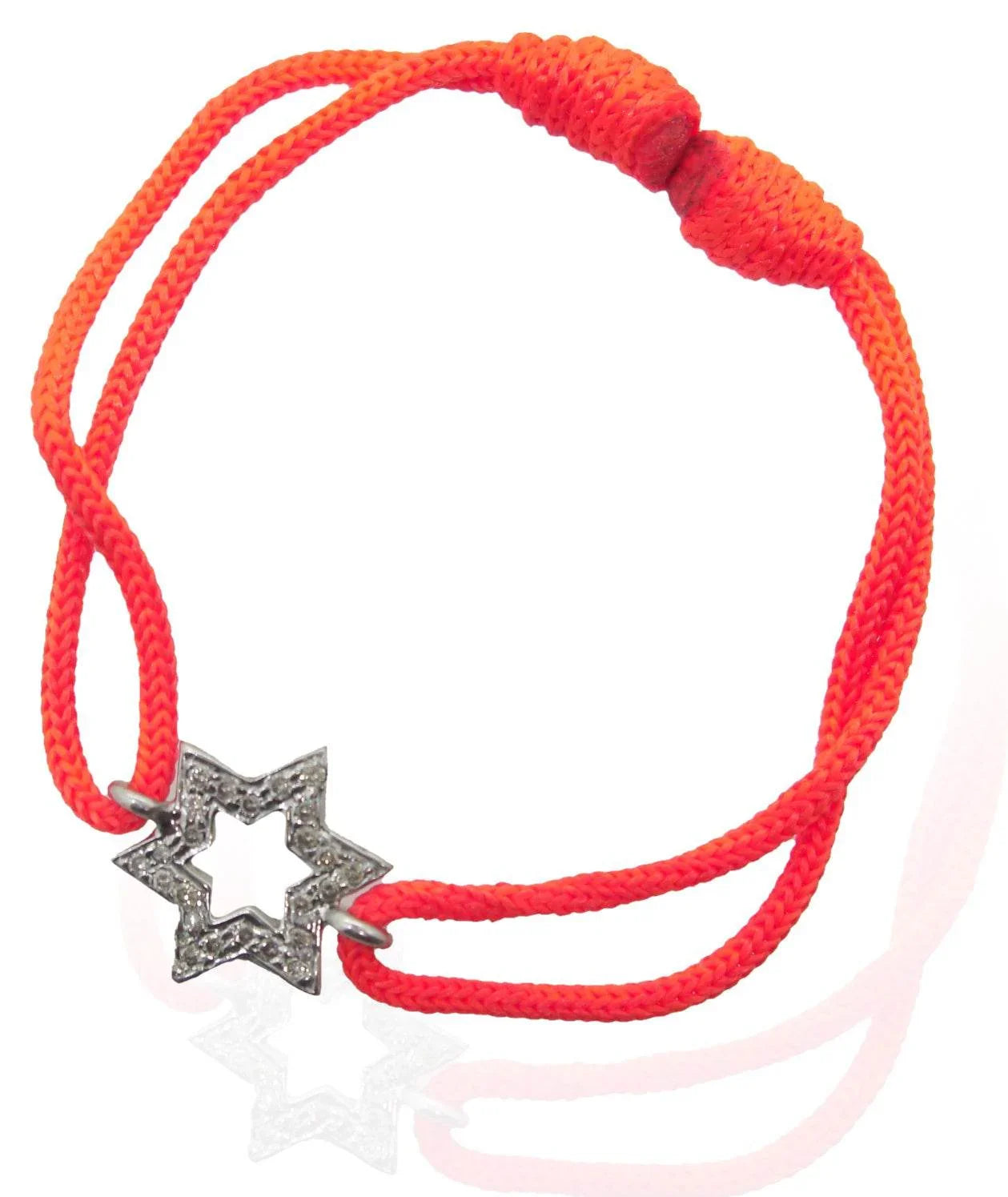 Star Bracelet in Silver with Diamonds - Jewelslane