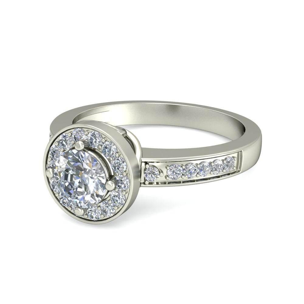 Stiene Lab Diamond Solitaire Ring in Gold - Jewelslane
