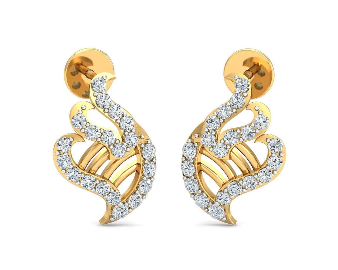 Talia Diamond Earrings - Jewelslane