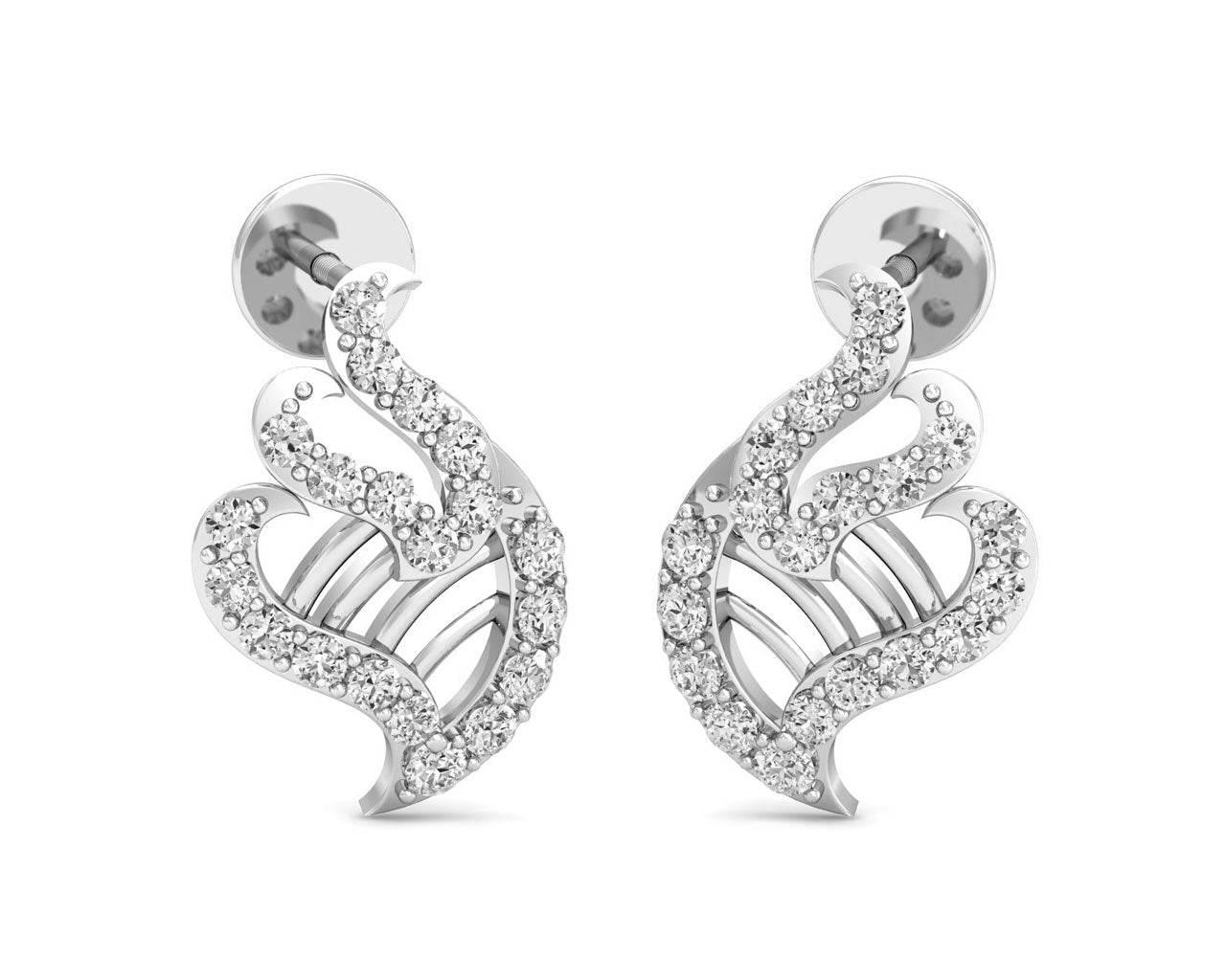 Talia Diamond Earrings - Jewelslane