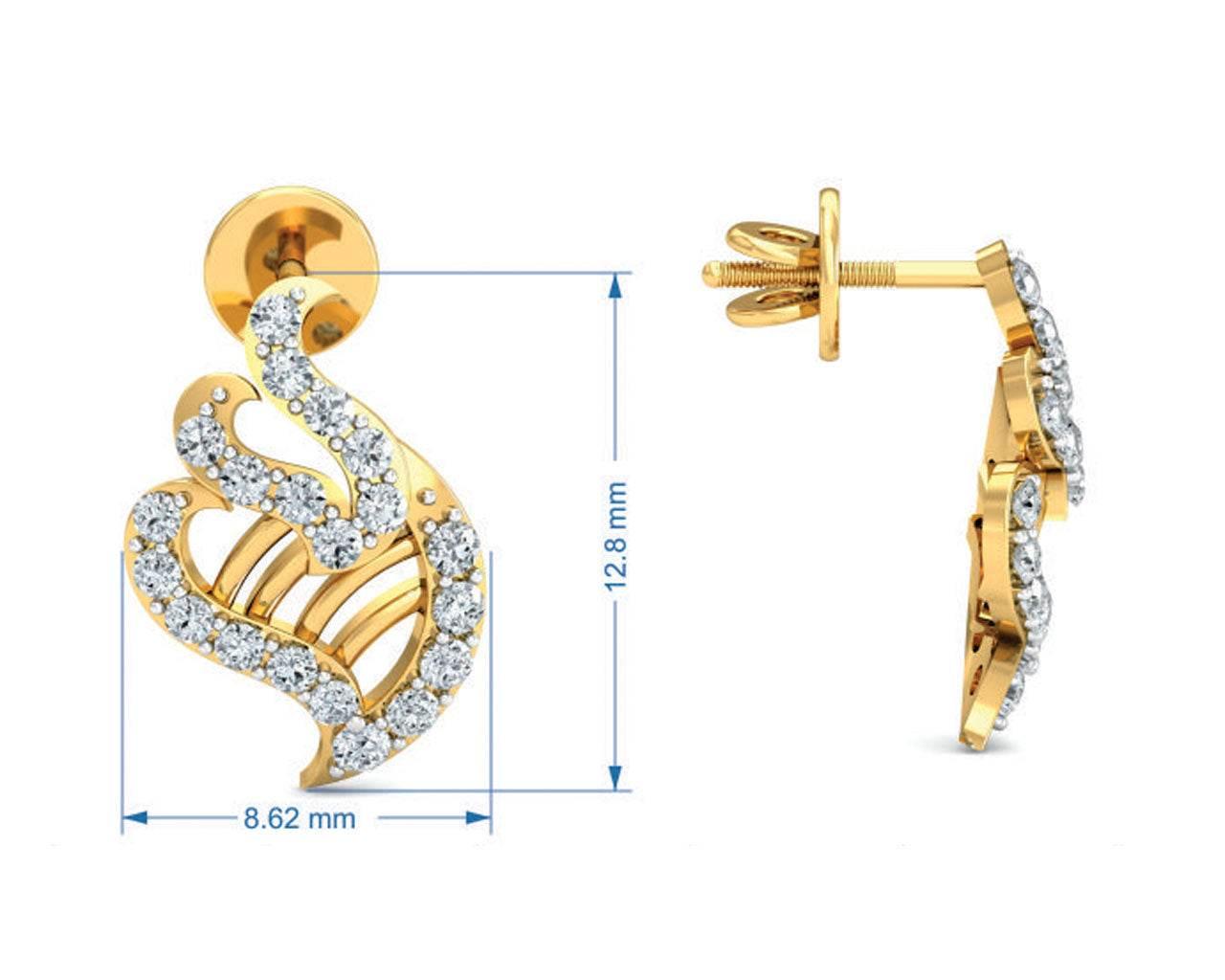 Talia Diamond Earrings - Jewelslane